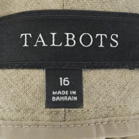 TALBOTS SIGNATURE PANTS WOMEN'S PLUS SIZE 16 - Picture 7 of 7